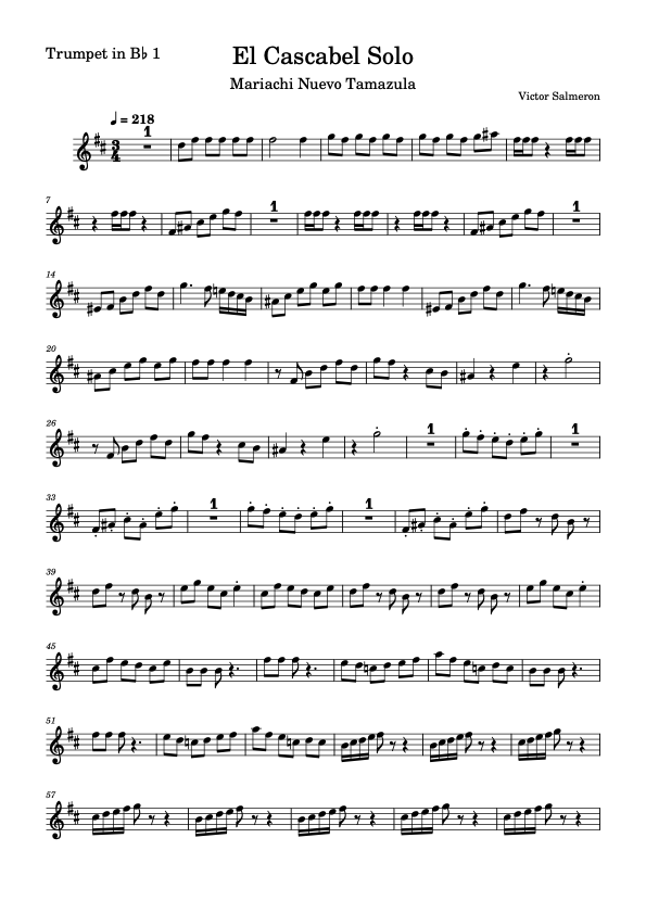 La imagen puede contener una previsualizacion de una partitura